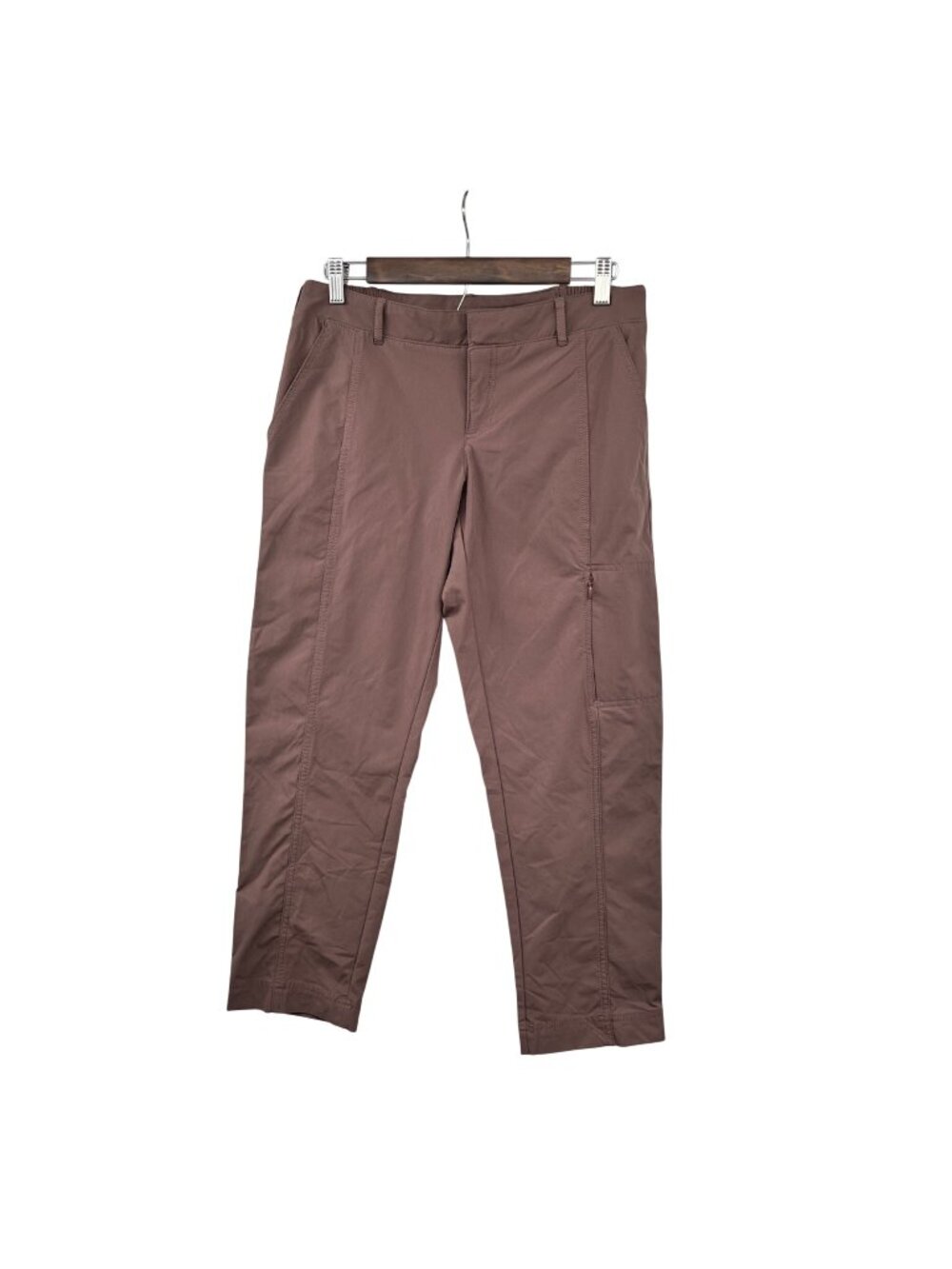 Kirkland Signature Ankle Travel Pants Dark Mauve Womens Size 6 Pockets